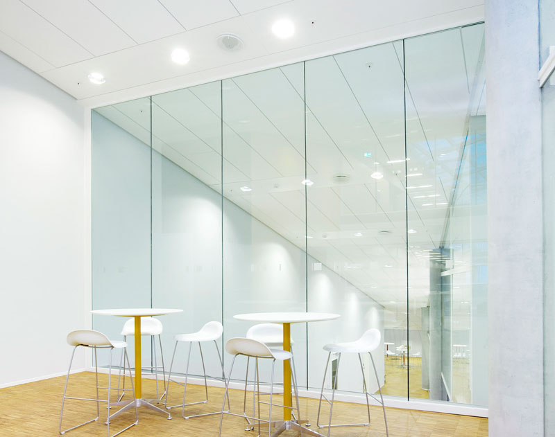 TP Fire Lite firerated full glass wall