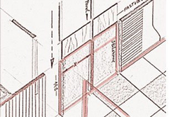 Triplan flytbart vægsystem 1967
