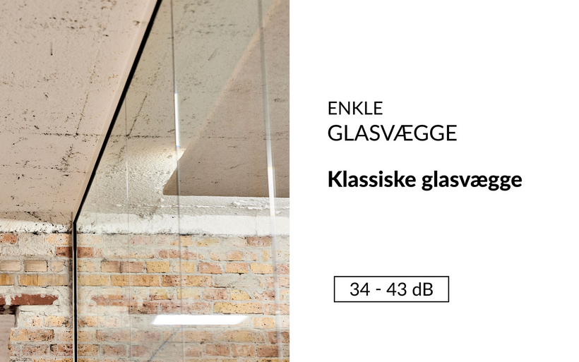 Fuldglasvægge TRIPLAN LITE | 34 - 43 dB