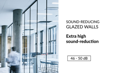 Glazed wall system TRIPLAN LITE | 46 - 50 dB.