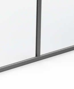 TRIPLAN LITE fuldglasvæg. Glassamling sprosse