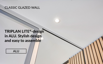 Glazed wall system TRIPLAN LITE | ALU