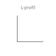 L-profil. Bygningsprofiler på specialmål.