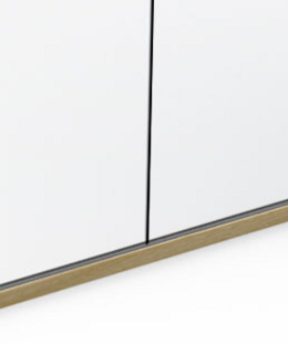Glass junction with black tape. TRIPLAN LITE® | WOOD glazed wall