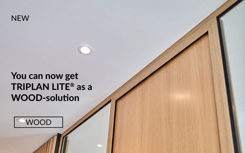 Glazed wall system TRIPLAN LITE | WOOD