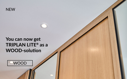 Glazed wall system TRIPLAN LITE | WOOD