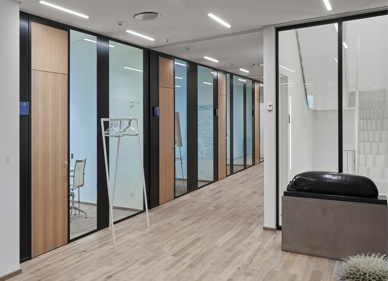 TP Lite custom-made glass wall