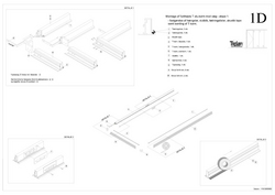 Installing a T-frame next to a wall