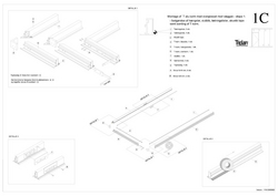 Installing a T-frame next to a wall