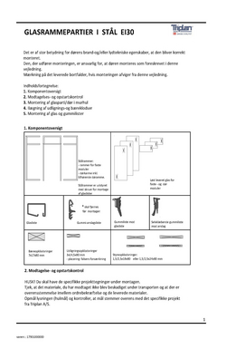TP Fire EI 30 assembly instructions