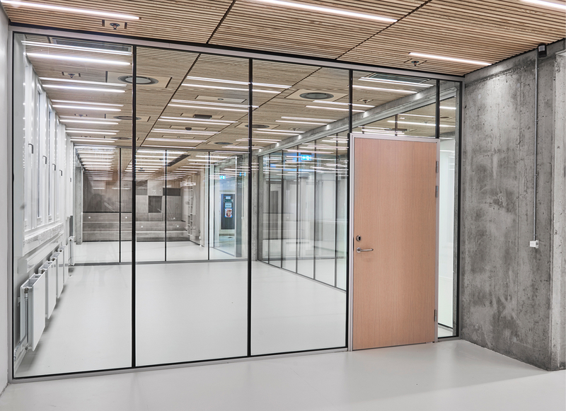 TP Acoustic sound-rated glass wall