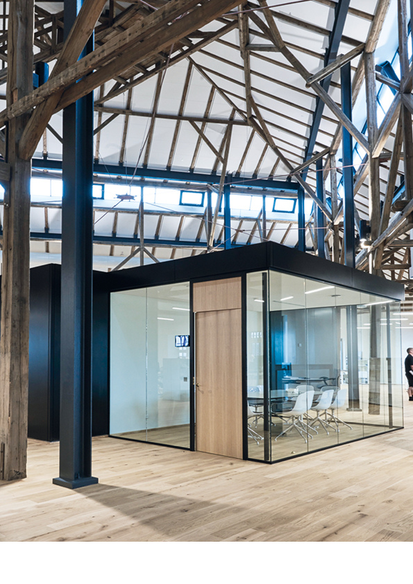 Rebuilding CASA A/S with Triplan glass walls
