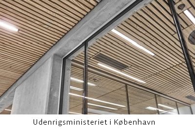 Glasvæg TP Acoustic  Udenrigsministeriet