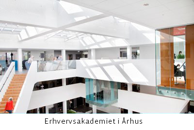 Glasbokse i Atrium