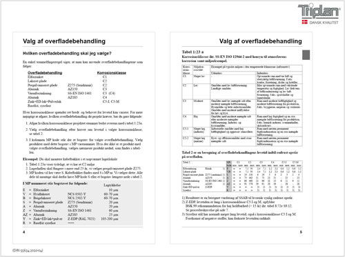Overfladebehandling af stålprofiler