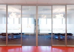 Triplan Flexica dobbelt glasskydedør
