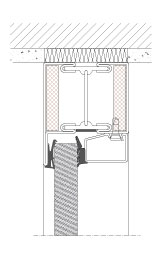 Top solution TP Fire S. EI30. Section depth 60 mm.