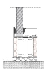 Bottom solution TP Fire S. EI30. Section depth 60 mm.