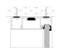 Top solution TP Lite Twin. Single glass. Section height 30 eller 40 mm.