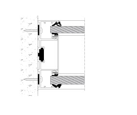 TP Lite Twin. Joint to wall. Side section 30 or 40 mm.